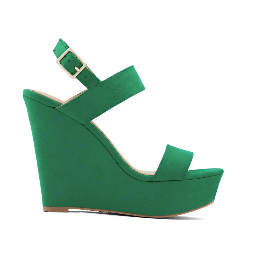 Women Sandals Open Toe Ankle Strap Platform Wedge High Heels Super Gladiator Ladies Buckle Summer Party Dress Shoes Large Size