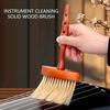Geige Guzheng Saiten Reinigungsbürste Holzgriff Nylonborsten Reinigerbürste Saiteninstrument Abstaubbürste
