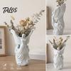 Elegant Makeup Brush Holder 3D Printed Angel Wings Vase & Pen Holder, Sculpture Winged Desktop Decor, Multi‑Functional Dry Flower Vase, Artistic