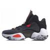 LiNing Power 6 V2 Cushioned Slip Resistant Mid Top Basketball Shoes Men's Black Red