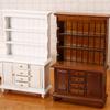 Wooden Dollhouse Miniature Display Cabinet With Four Drawers For Collectors And Craft Enthusiasts