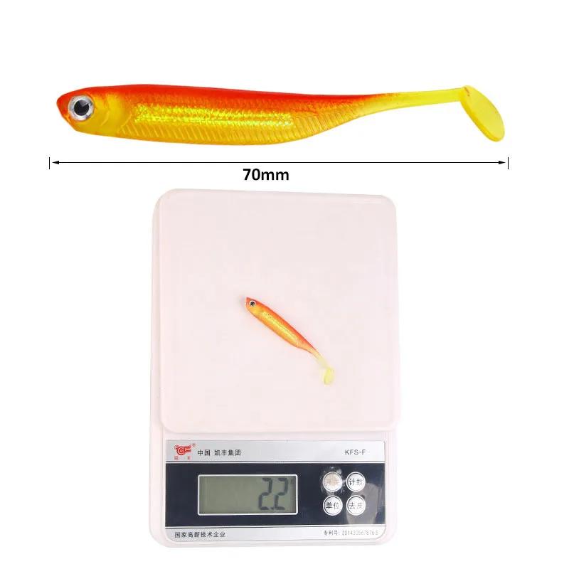 5Pcs Jig Head Fishing Soft Lure Colorful T Tail Fishing Bait Artificial Vivid Worm Lure Carp Bass Swimbait Wobbler Tackle Bait