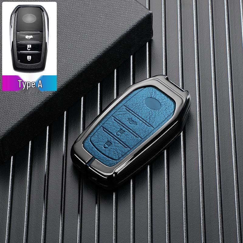 Toyota Prado Key Cover for 2015-2024 Models: Metal Buckle Shell