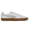 Puma Basket Gum Deluxe Retro Casual Low Top Sneakers Men Sneakers Gray White 365366-01