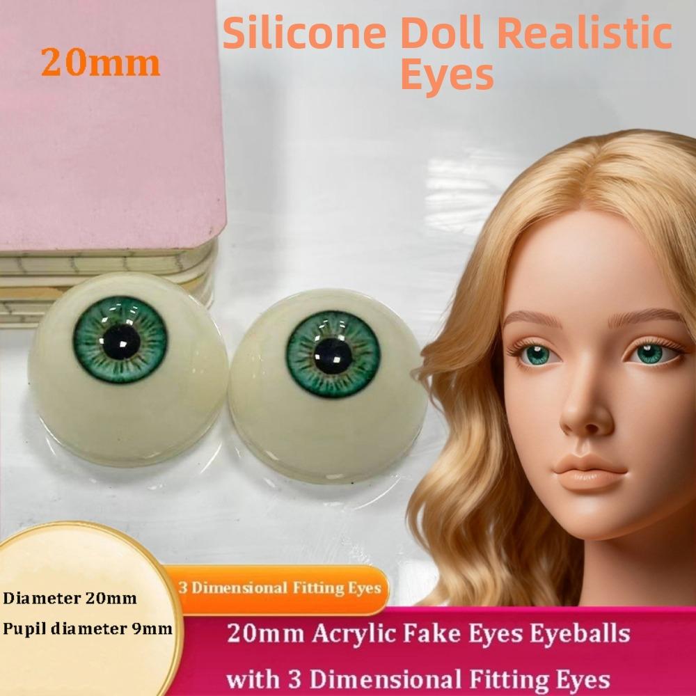 1pair with 3 Dimensional Fitting Eye Silicone Doll Simulation Eyeballs For BJD Doll