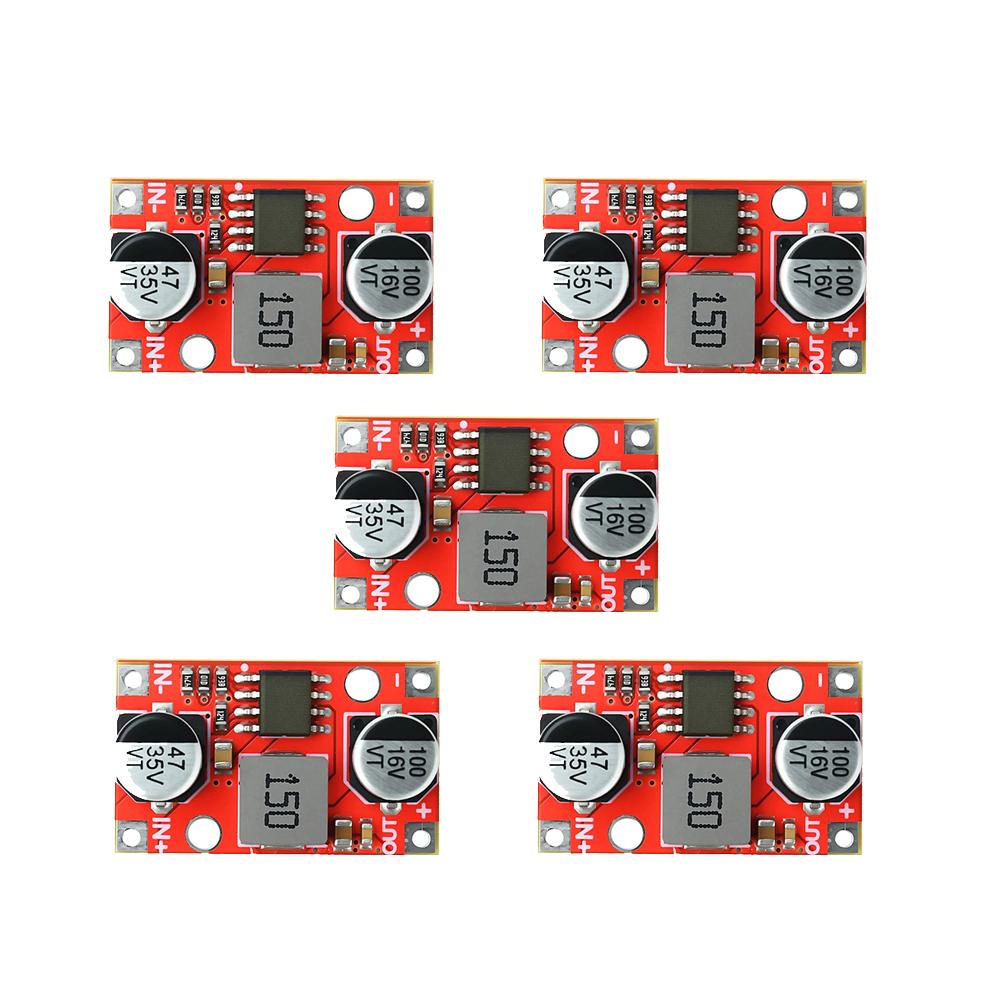 5PCS DC-DC Step Down Power Module 7-31V to 5V/12V 3.5A High Efficiency Converter with Short Circuit Protection
