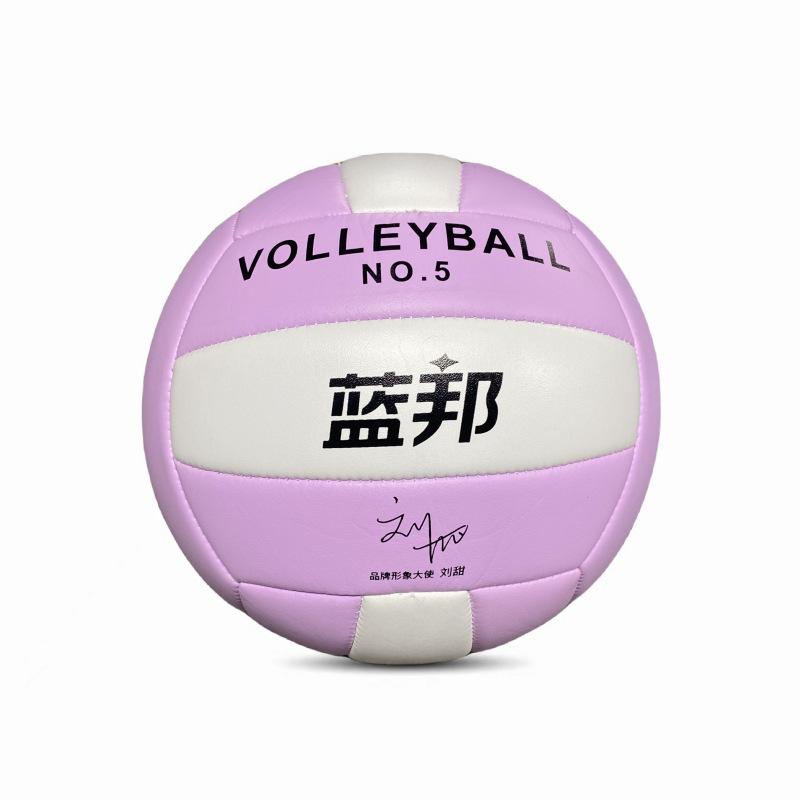 Lanbang 302 Volleyball No. 5 Yellow, White and Blue Inflatable Soft Volleyball High School Entrance Examination Student Competition Training Elementa