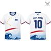 2026 New Cape Verde Flag Printed T-shirt Men And Women Quick Dry Breathable Outdoor Sports Jersey Summer Casual Football Tee