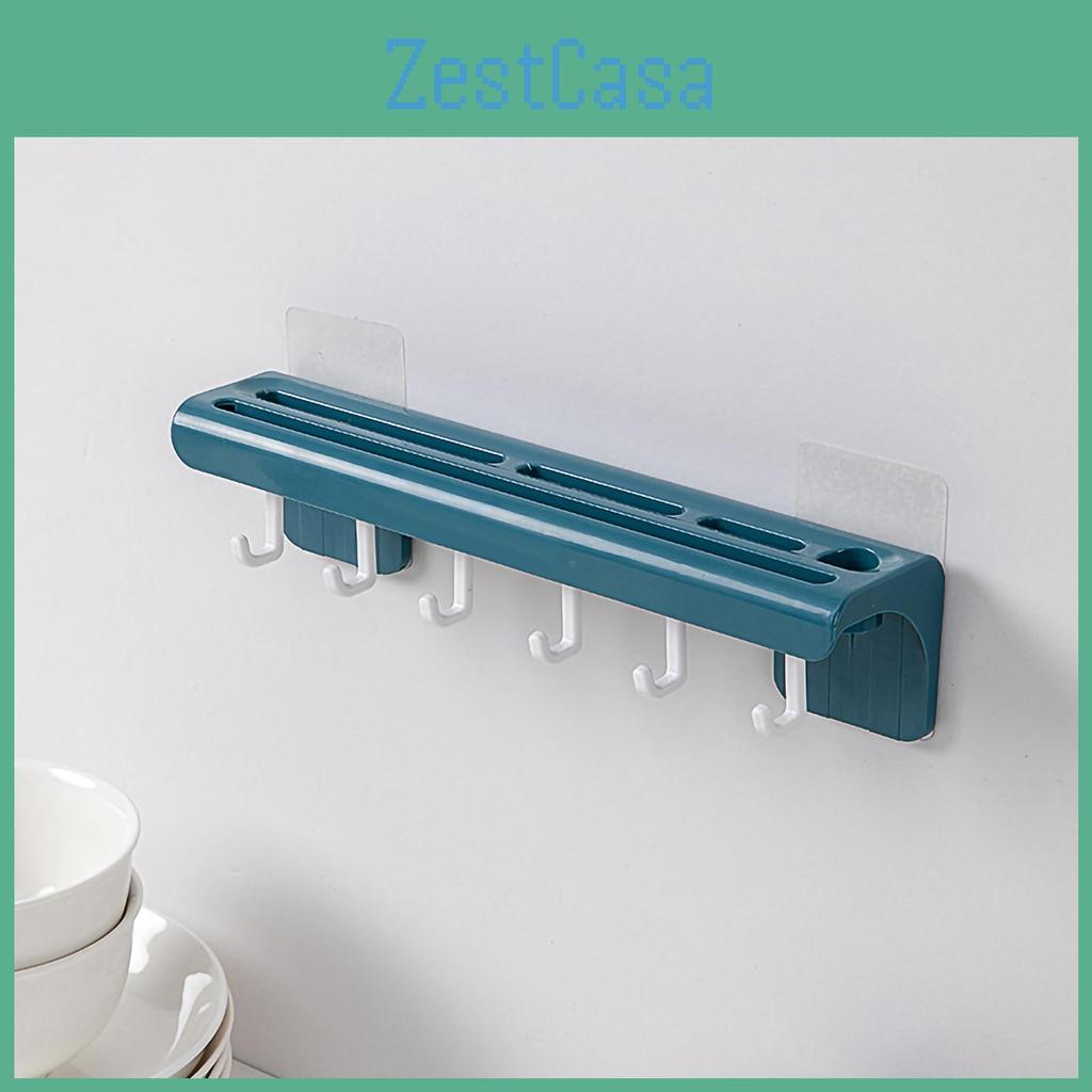 With Holder Removable Knife Kitchen Hooks Spoon Shovel Fork Storage Rack Multifunctional Wall