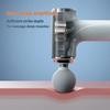 A Portable Electric Fascia Massage Gun, 4 Replaceable Massage Heads, 6-Speed Mode Adjustment, Deep Tissue Impact Muscles, Reliev