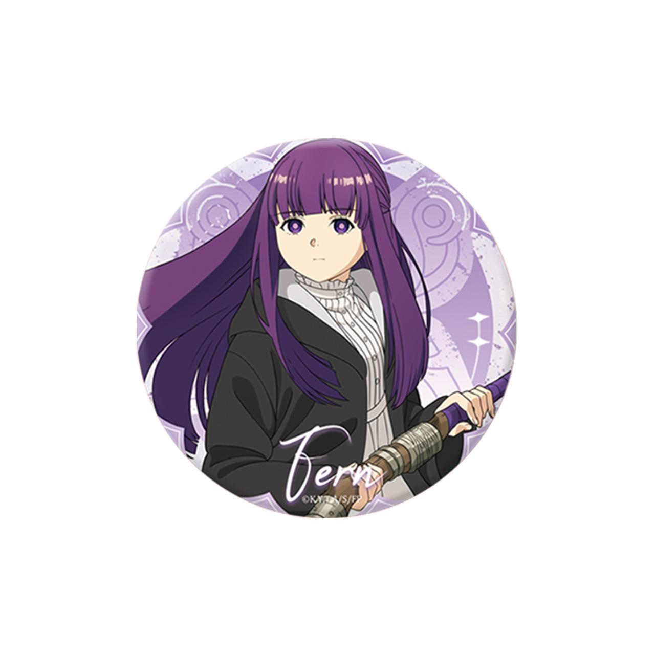 Frieren: Beyond Journey s End Anime Tin Double Flash Badge - Frieren & Fern (In Stock) 58x58mm