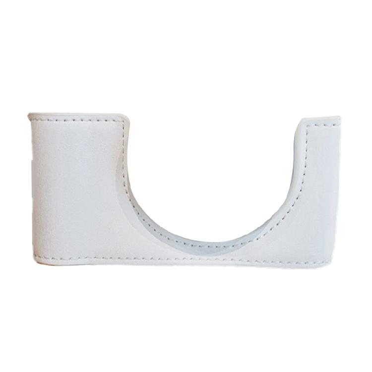 Elegant Leather Camera Case Half Camera Sleeve Bag Durability For ZV 1M2/ZV 1F With Convenient Bottom Access