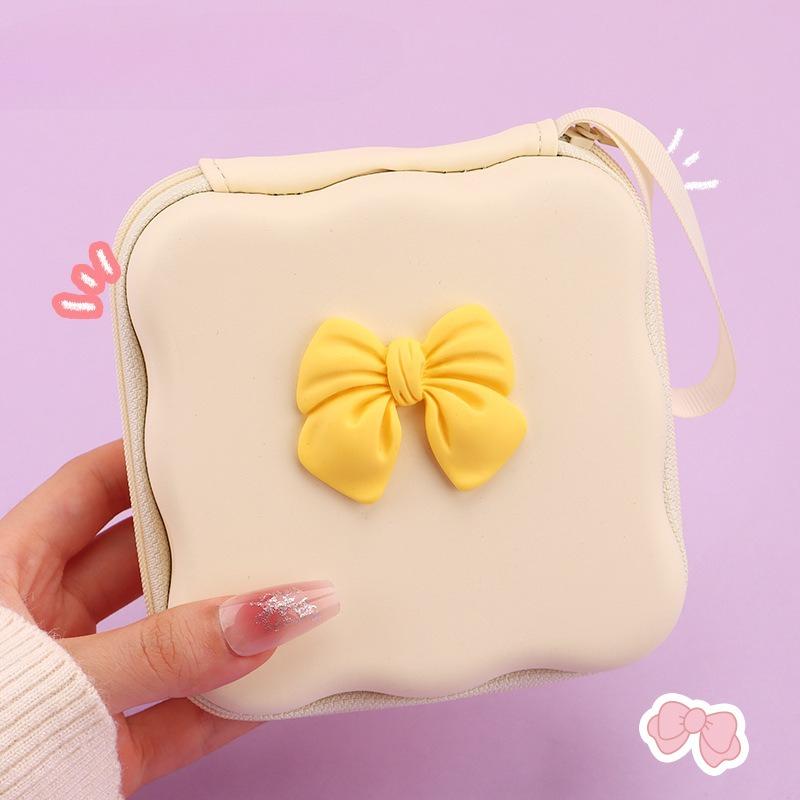 Cute Girls Earphone Digital Organizer Bag Travel Cable Storage Case| Earphone USB Drive Electronic Accessories Pouch Carry Case