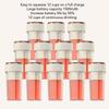 Blender Cup Beige 300ml 1500mAh USB Rechargeable Cordless 22000rpm Smoothie Blender Cup with 3D Blades for Shakes Juices