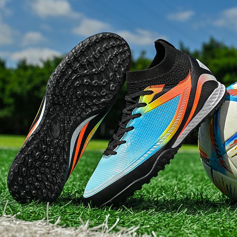 Unisex Soccer Shoes Outdoor/Indoor Boys Girls Football Boot Professional Futsal Football Training Sneakers
