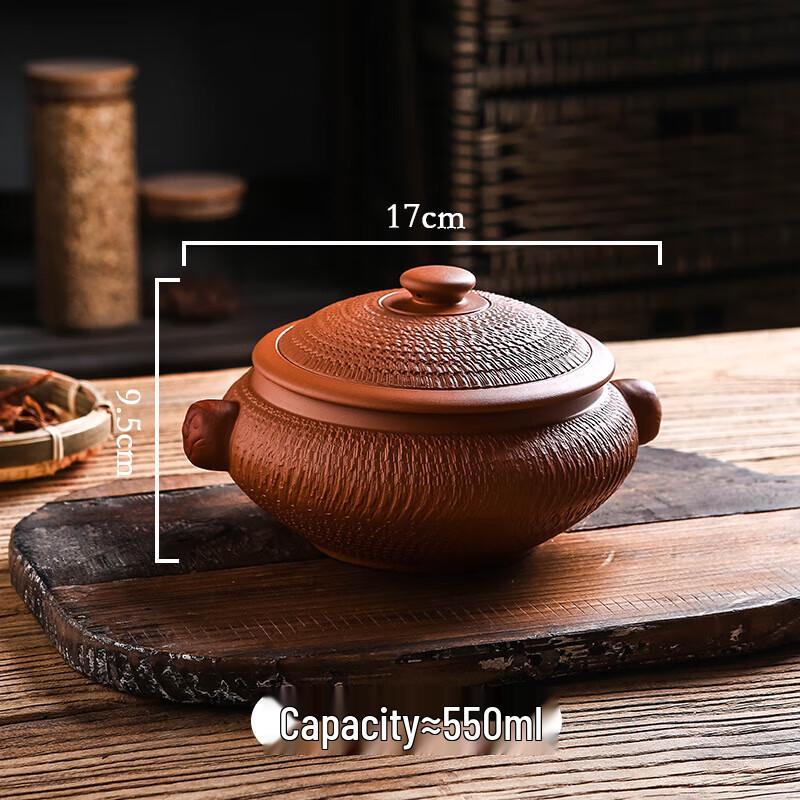 GOWKE Yunnan Jianshui Zisha Clay Steamer Pot