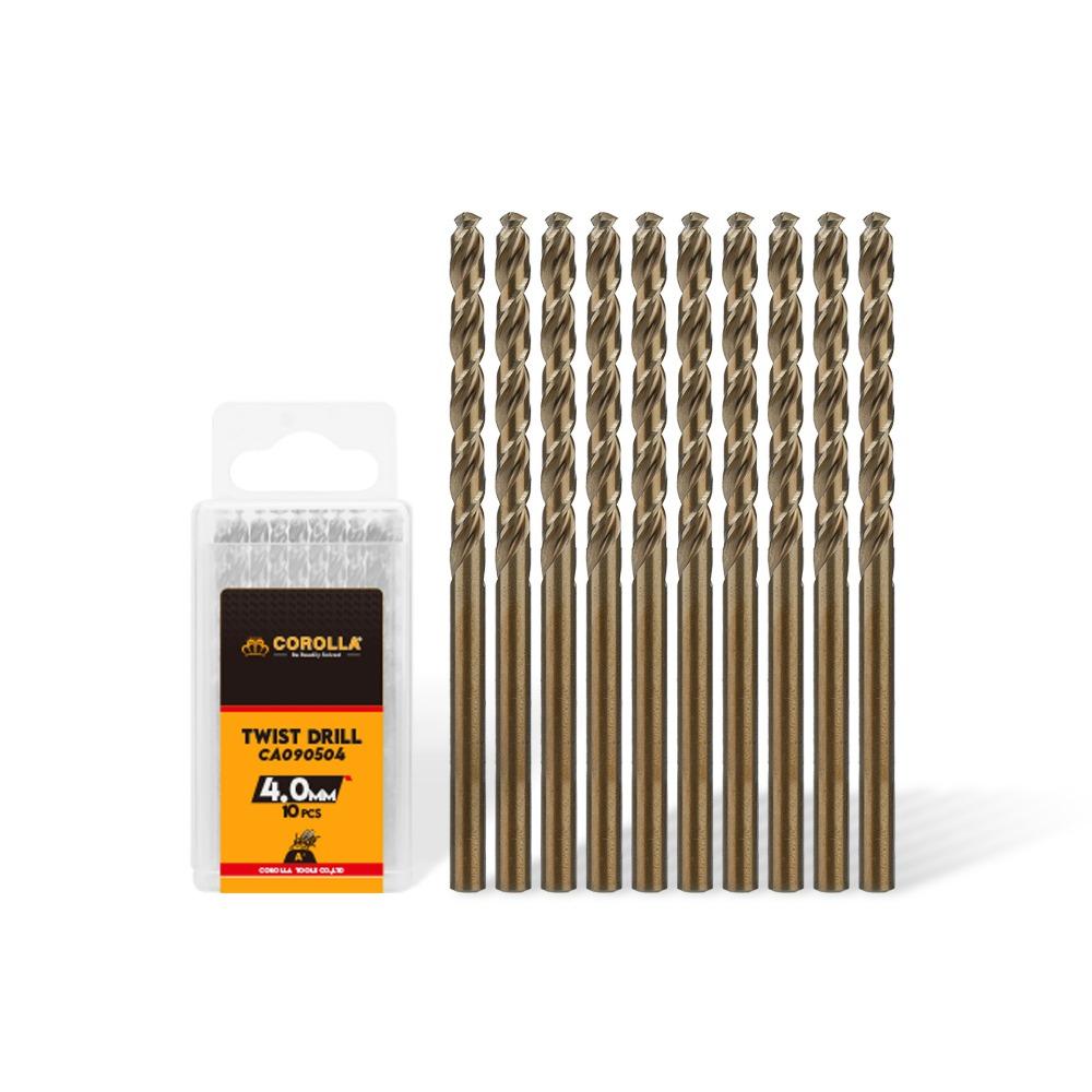 10PCS Straight Shank Twist Drill Bits Twist Design HSS Drill Bits Drill Bits  Industrial Use
