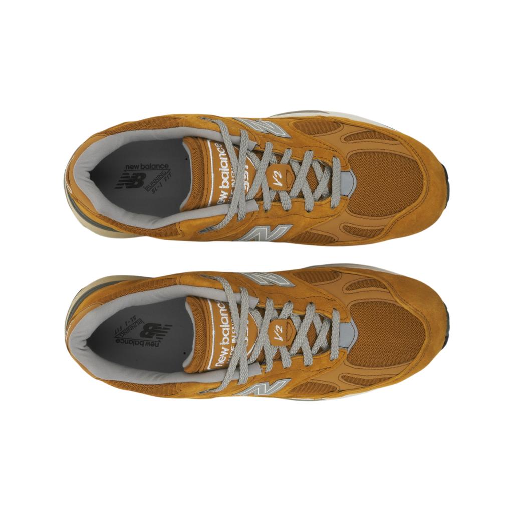 New Balance 991v2 Wyprodukowane w Anglii Brights Revival Pack - Żółte Męskie Trampki Ze Stopu Srebra U991YE2