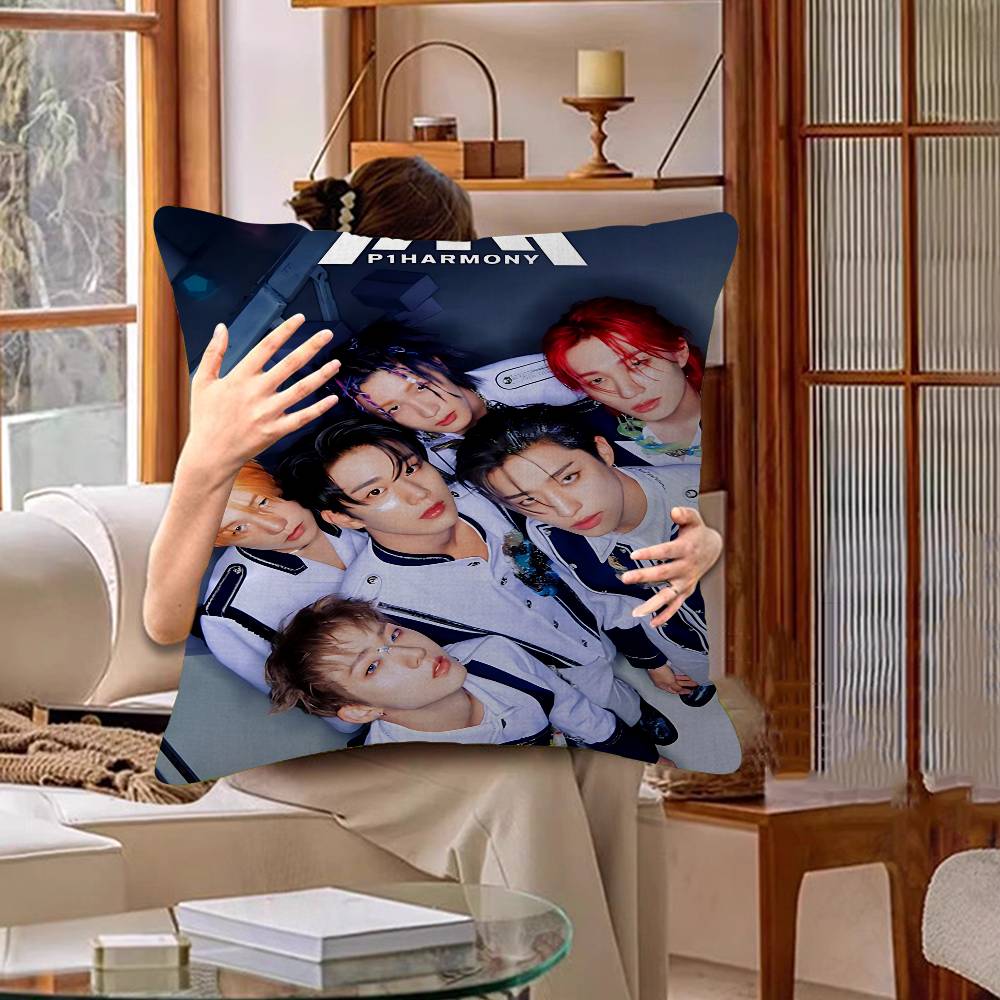Kpop Style P_P1Harmony Pillow Gift Home Office Decoration Pillow Bedroom Sofa Car Cushion Coverpillow Case