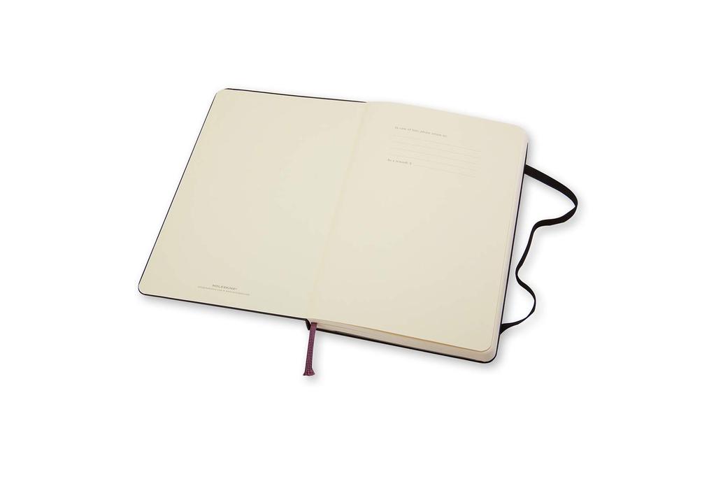 Moleskine Classic Solid Pocket Size x QP012 Notebook, Hardcover, Color, (9cm 14cm), Black,