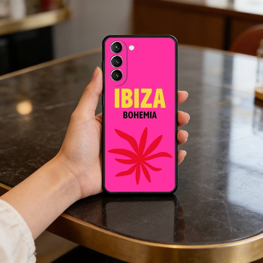 

Bali Ibiza Capri Bondi Palm Case for Samsung Galaxy S21 S25 FE S24 S23 Ultra S20 S9 S22 Plus S10 TPU Cover Samsung S235G