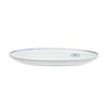 [Officially Imported] Royal Copenhagen Blue Line Oval Dish Plate, 23cm, 1058879