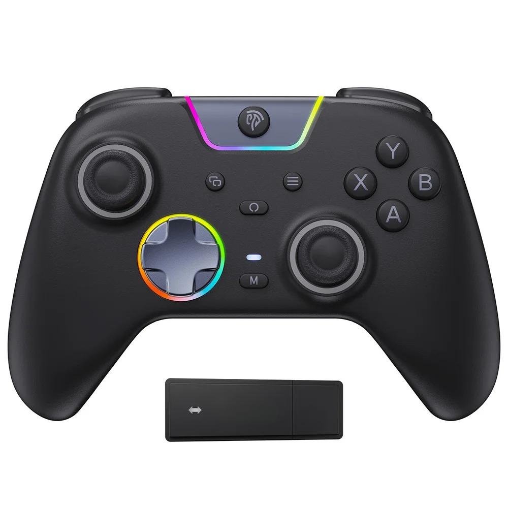 Wireless Gamepad PC Controller Compatible with PC/Switch/Phone/Steam/TV, Dual Rumble Motors, Impulse Triggers