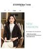 Autumn/Winter Retro Wool Hooded Short Coat with Zipper