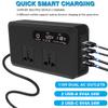 200W Car Inverter DC 12V To AC 220V 230V Transformer Convert Type-C USB Fast Charging EU Socket Car Inverter Power Adapter