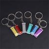 Gifts for Kids Woodwind Instruments Harmonic Keyring Harmonica Keychain Keys Holder Hanging Pedants
