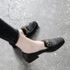 Woman PumpsLoafers Moccasins Shoes for Women Loafers Low Heel Elegant Square Toe Non Slip Quick Delivery Luxury Brand Chic Point