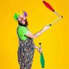 Beginner juggling sticks 3-piece stage performance props