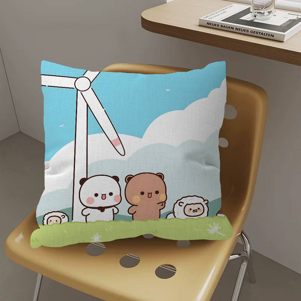 Bubu And Dudu Pillow Anime Pillow Sofa Bed Head Pillow Cover Cushion Cover 45X45 Cm Fashion