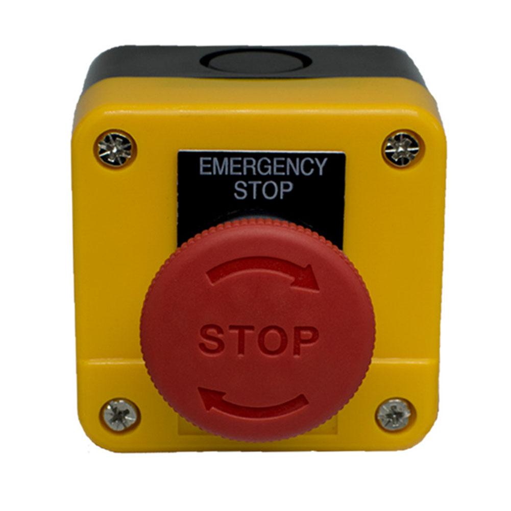 10A Emergency-Stop Button Switch Latching Button Switch 1NC E-stop Push Button Switch CNC Exigent Stop Switch
