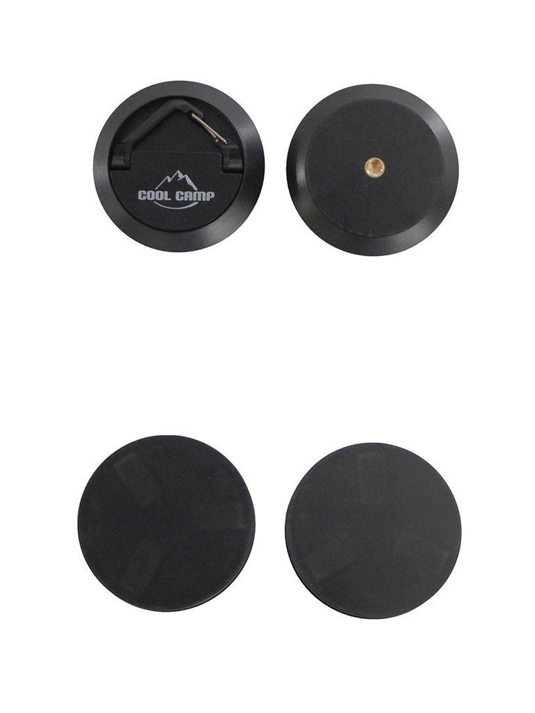 COOLCAMP Magnetic Suction Cup Hook for Tent Awning, Car Camping, Rope Fixing, and Light Hanging