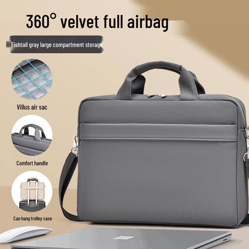 Portable 15.6-17 Inch Splash-Proof Laptop Briefcase for Men & Women