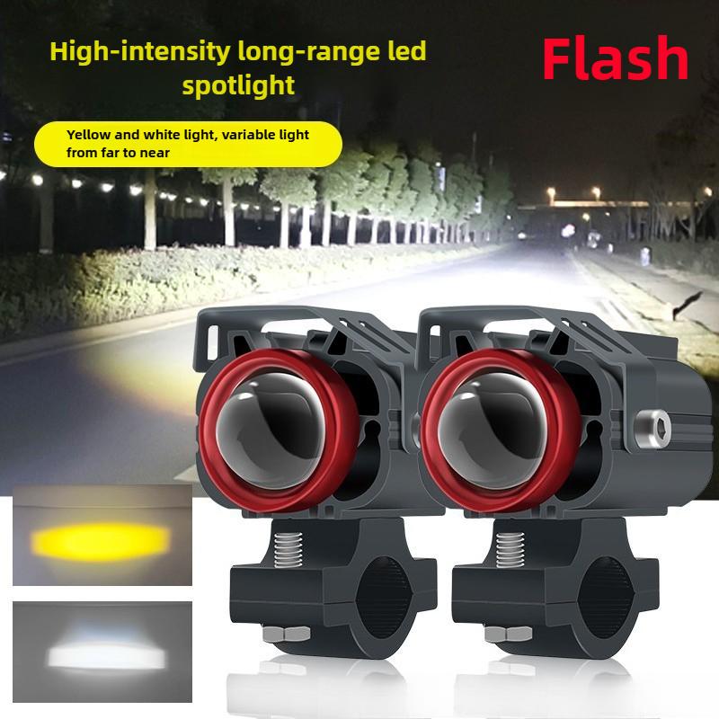 M6 Pisică Față Mare Motocicletă LED Lumină Puternică Super Luminoasă Lumină Pavaj cu Lentilă Lumină Auxiliară Vehicul Electric Far Extern