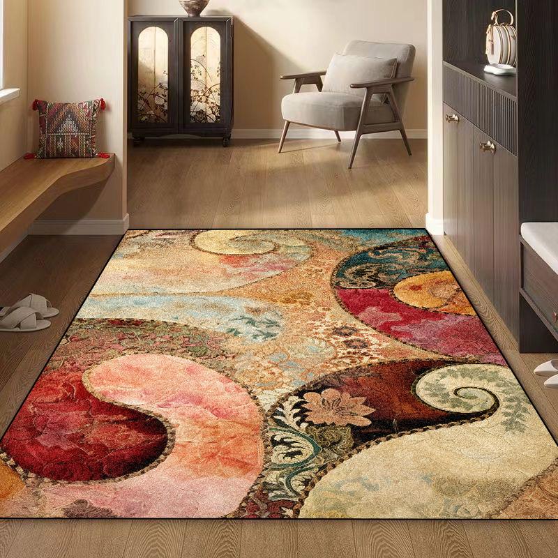 Large Area Carpets for Living Room Easy Clean Non-slip Bedroom Cloakroom Decoration Rugs Washable Sofa Coffee Table Entrance Mat