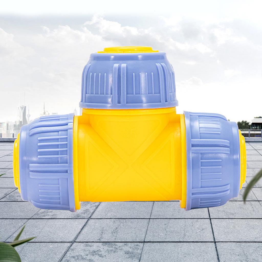 High Strength 25mm Water Pipe Connector Irrigation System Connector Perfect for Garden Irrigation and Plumbing Projects
