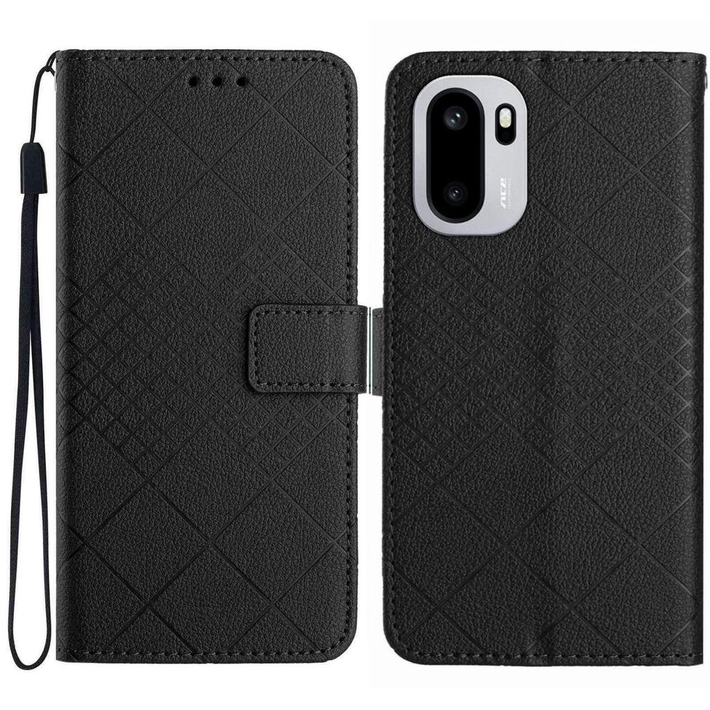 For OnePlus 15R 5G Case Wallet Imprint PU Leather Flip Folio Phone Cover