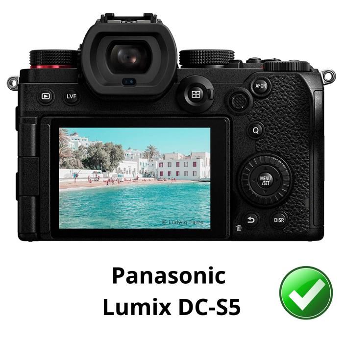 Protection écran pour Panasonic Lumix DC-S5 [Pack 2] Film Plastique Protecteur Résistant Ultra Mince Phonillico