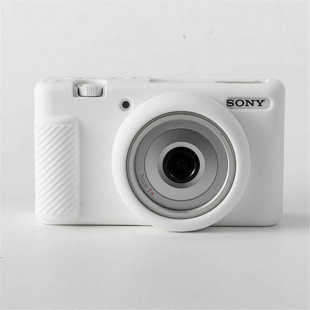 

М який силіконовий броньований корпус для камери ZV1F Для Sony ZV1F ZV-1F ZV-1M2 ZV1M2 Захисна кришка Гумова шкіра білий