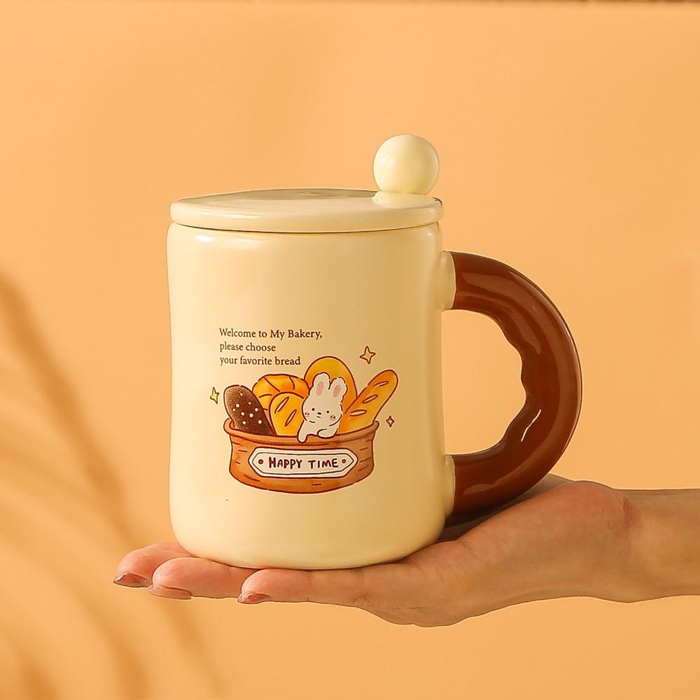 Milk Fufu Cute Rabbit Cup High Appearance Ceramic Cup Couple Cup Dormitory Drinking Water and Souvenirs