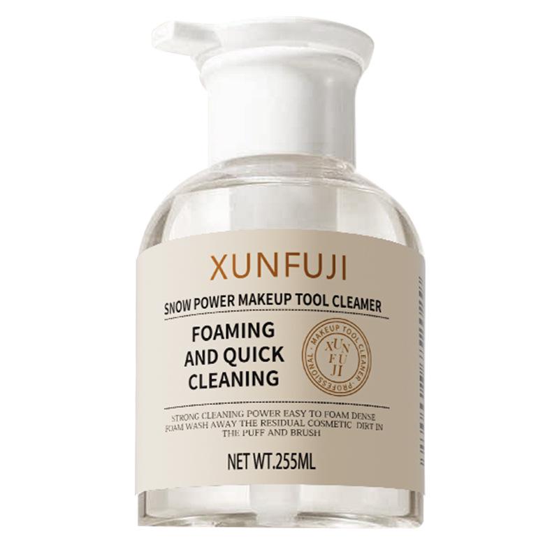 Xunfu Ji 255ml Puff Cleaner: Makeup Brush & Sponge Cleansing Liquid