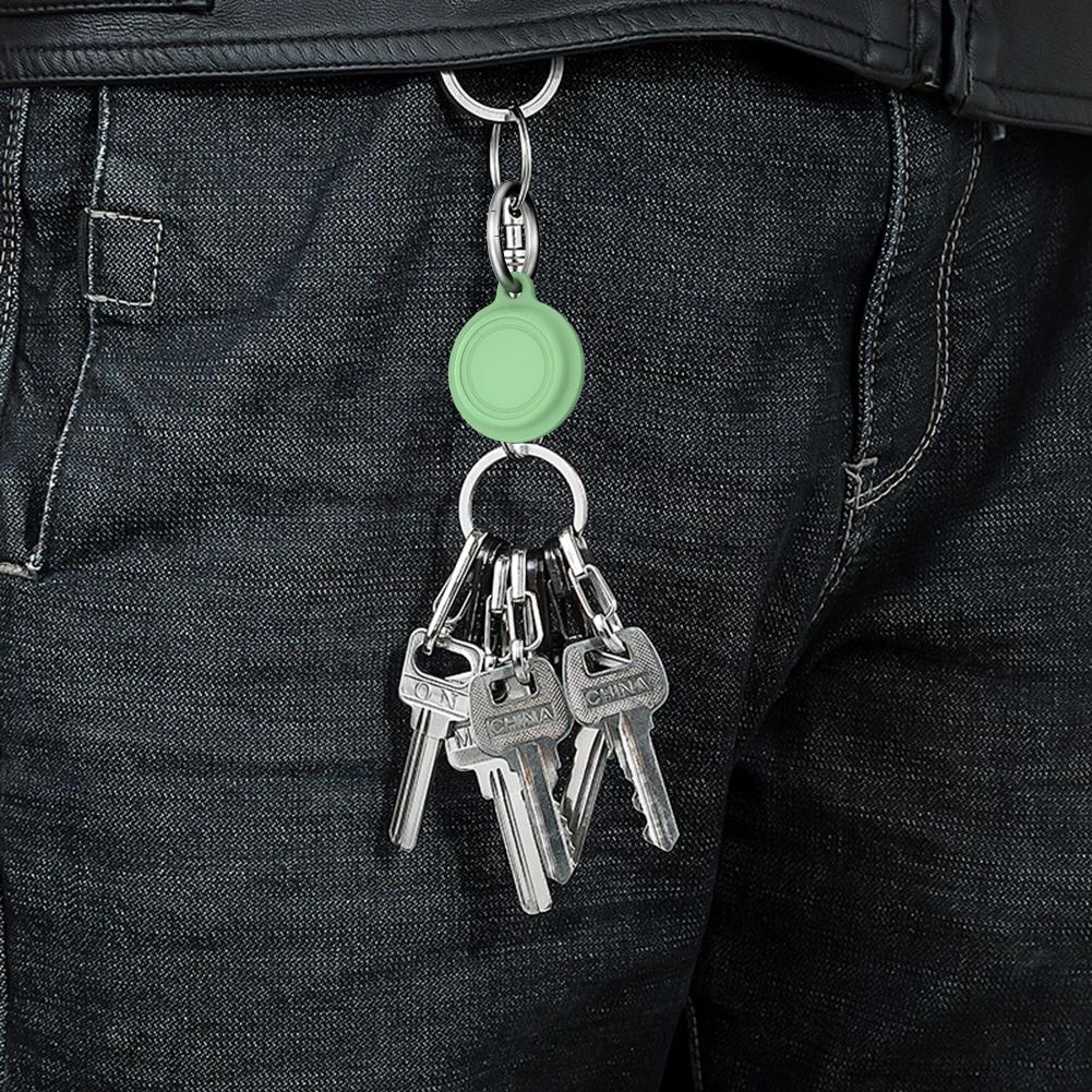 Silicon Keychain for Motorola Moto Tag Case Protective Cover Waterproof Smart Tracker Holder Accessories Key Ring Cases Tags