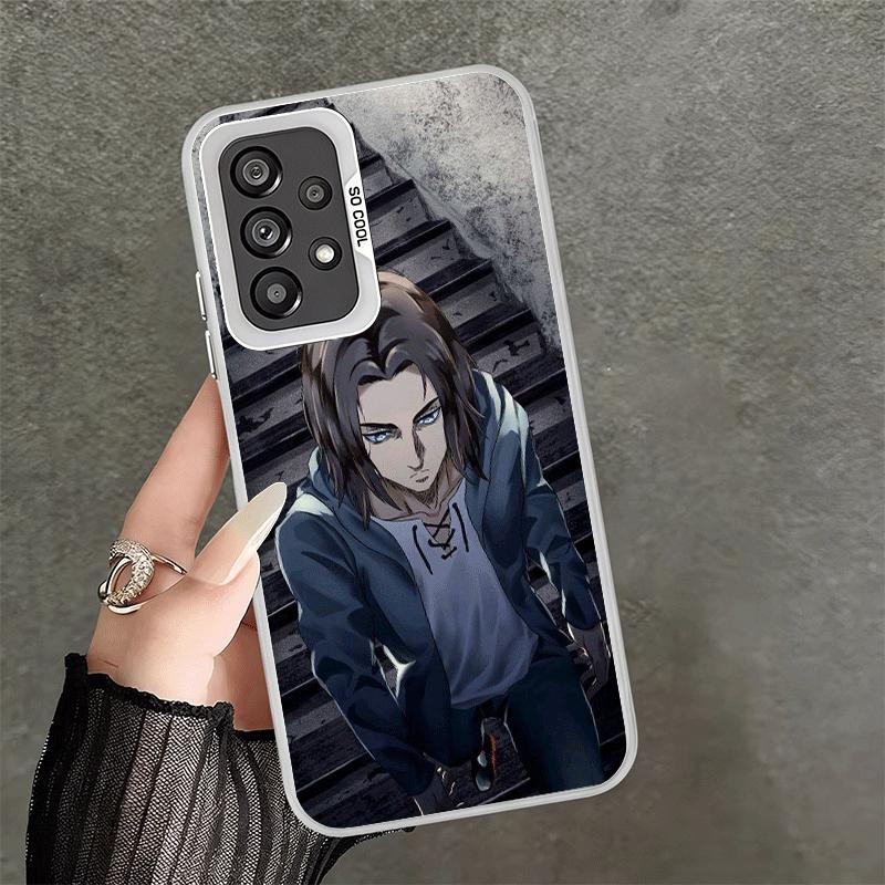 A-Attack On T-Titan Eren Yeager Shockproof Phone Case for Samsung A17 A16 A15 A14 A37 A57 A36 A56 A26 A35 A55 A25 A34 A54 A24 A1
