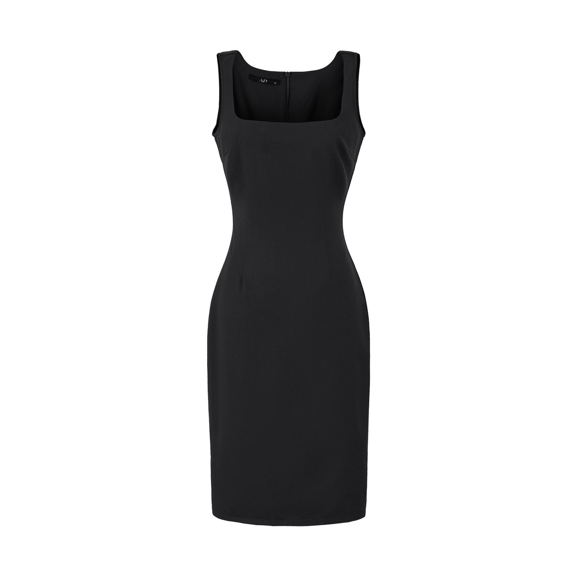 Spicy Girl Square Neck Slimming Hip-Hugging Skirt Dress - Premium Spring/Summer Women s Outfit Small
