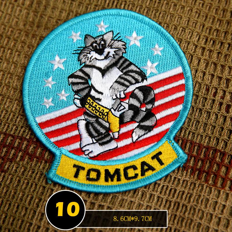 Military Fan Embroidered Armband Flight Jacket Armband Tactical Velcro Cloth Label Shoulder Badge Morale Badge Backpack Sticker