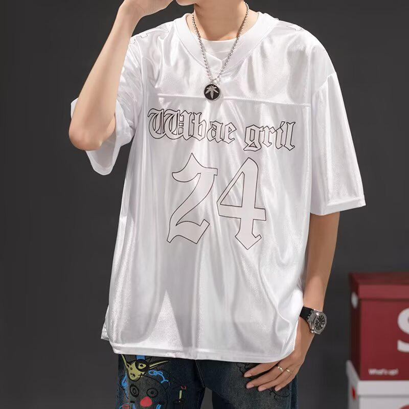 Men's Korean Style Trendy Loose-Fit Summer T-Shirt