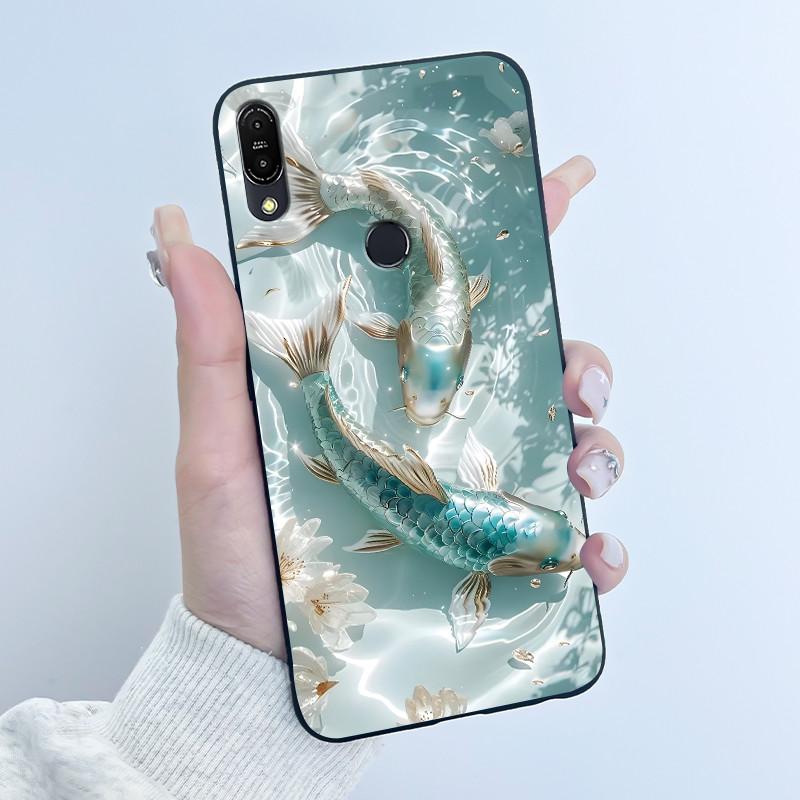 For Asus Zenfone Max Pro M1 ZB602KL ZB601KL X00TD / Max M1 ZB555KL X00PD Case Rabbit Cartoon Animals Black Soft Silicone Cover